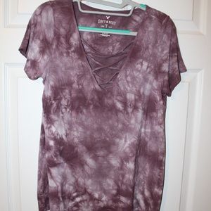 American Eagle Criss Cross Tee